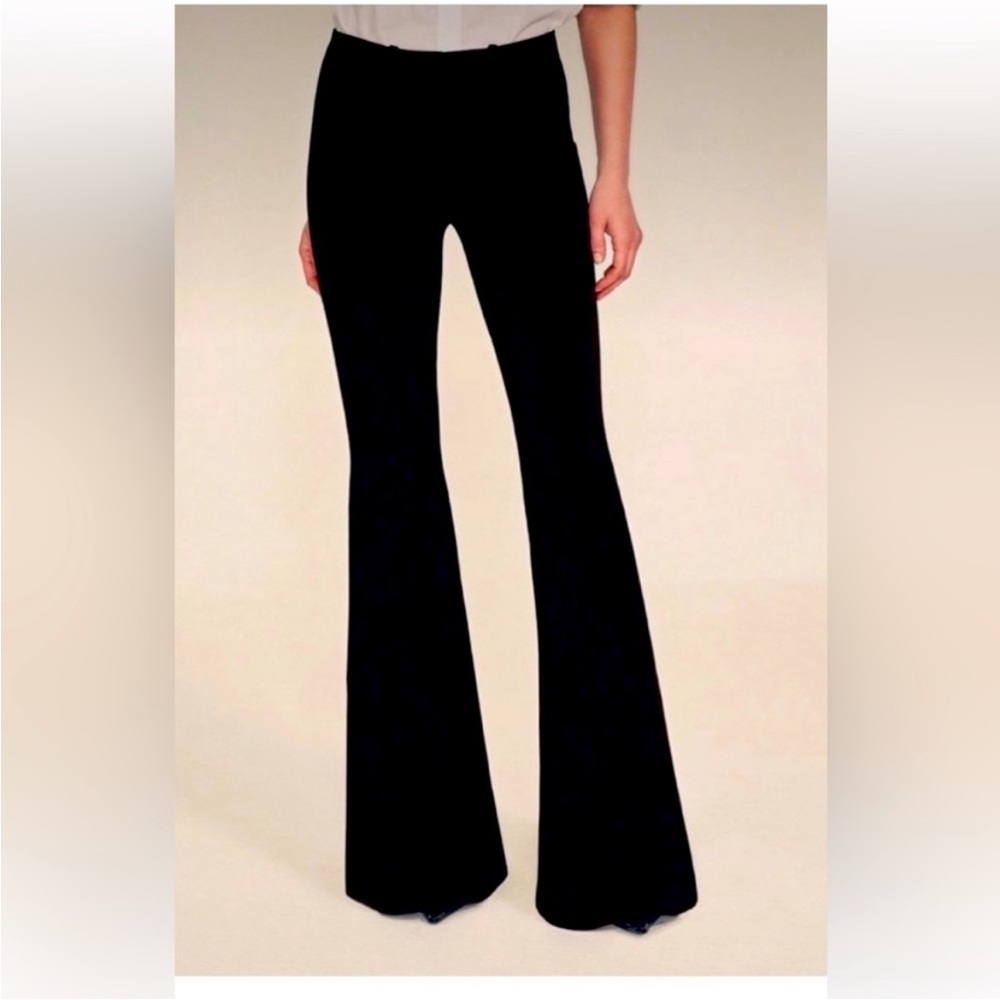 NWT Anthropologie Farrah Flare Boot Cut Pants in Black Size 4